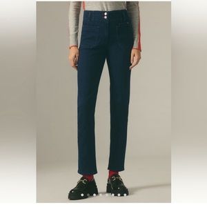 Maeve Junie High-Rise Slim Leg Jeans 27
